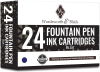 Wordsworth & Black 24 Pack Fountain Pen Ink Refill