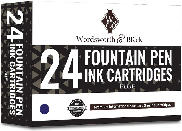 Wordsworth & Black 24 Pack Fountain Pen Ink Refill dans Loisirs et artisanat  à Ville de Montréal