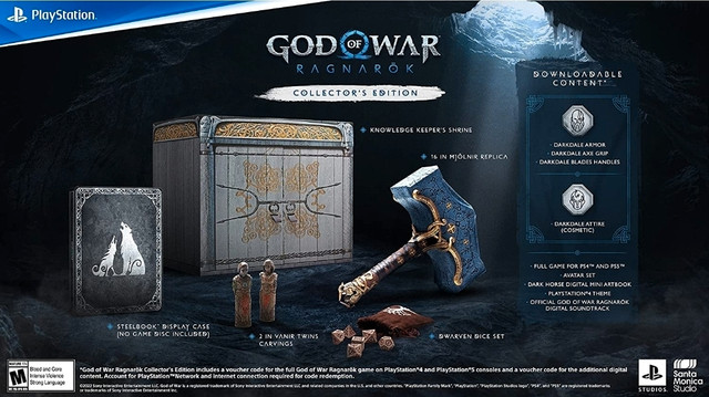 God Of War Ragnarok Collectors Edition [NEW] in Sony Playstation 5 in Mississauga / Peel Region - Image 2