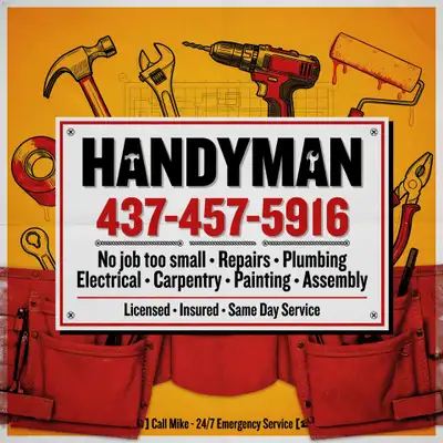Handyman - 437-457-5916, View more