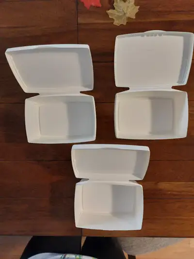 STORAGE CONTAINERS - PLASTIC - SMALL x 3, View more