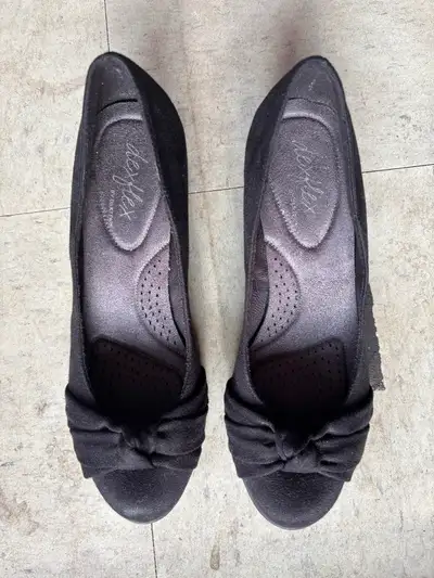 Black Wedge Heels, View more