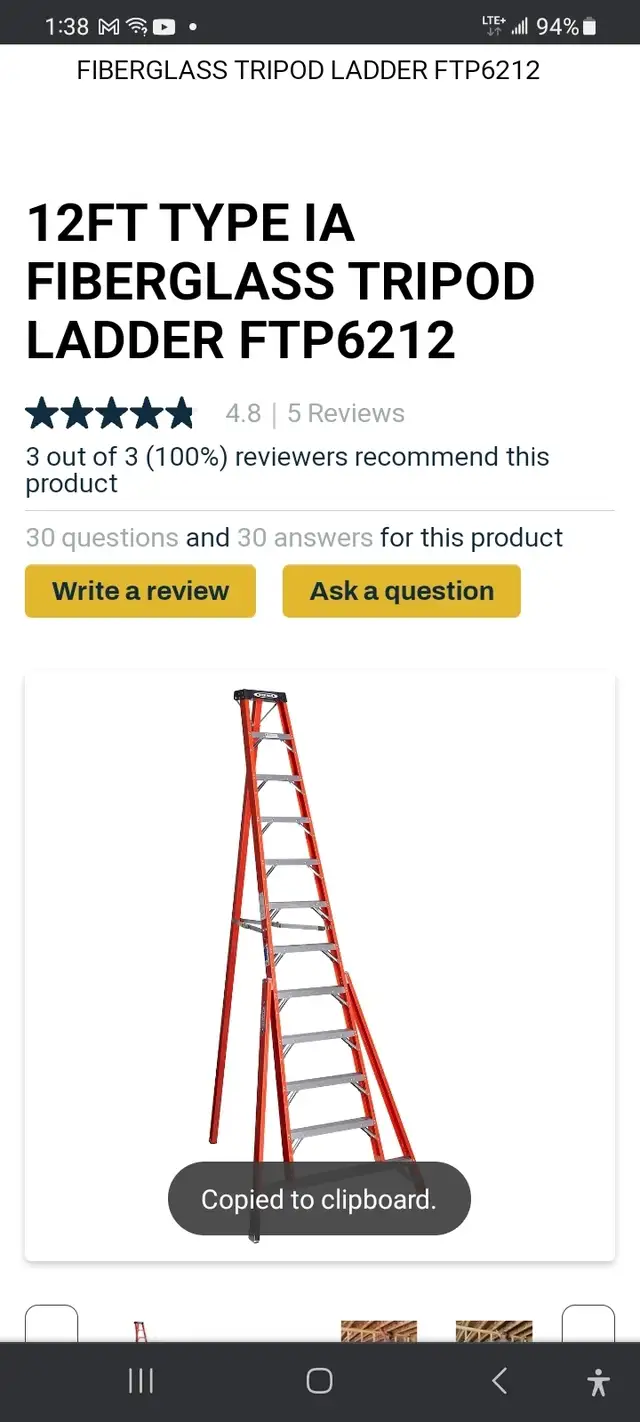 Wanted - Tri-Pod, Orchard Ladders in Ladders & Scaffolding in Saskatoon - Image 2