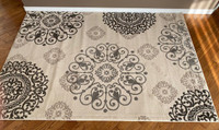 NEW Area Rug Modern Contemporary Beige gray 2 available