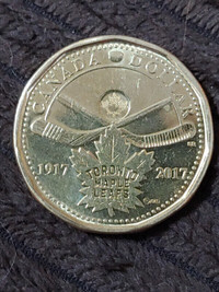 2017 $1 Loonie 100th Anniversary of The Toronto Maple Leafs