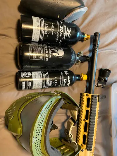 Tippman Sierra One Paintball Marker and accessories, View more