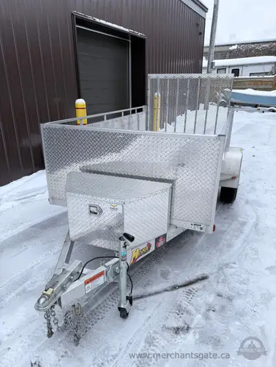 2023 Miska Aluminum SA 5' x 10' Homeowner Package utility trailer in excellent condition with very m...