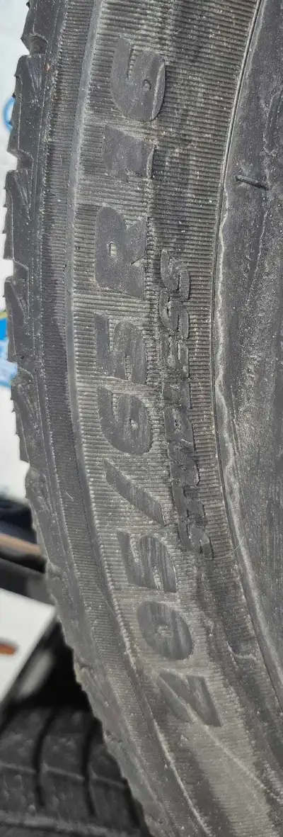 Selling full set of 4 Michelin X-Ice winter tires mounted on 16-inch steel rims. Tire Brand/Model: M...