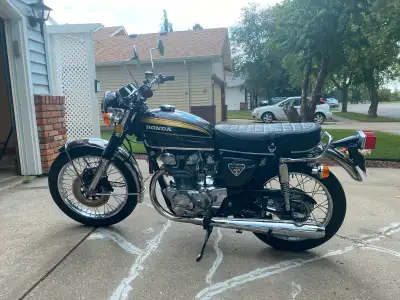 1972 Honda CB450. Nicely restored. Under 11,000 miles van (prior to metrication). Inexpensive way to...