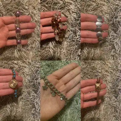 Assorted bracelets $5 each , View more