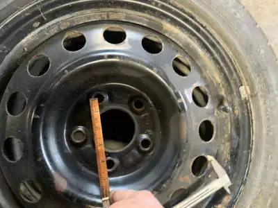 No cracks. 5/32 ish tread depth. 5x114.3 mm bolt pattern. Off 2011 Elantra. 2 better than other 2. B...