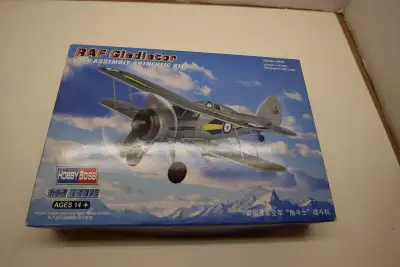 RAF Gladiator by Hobby Boss 1:72 Scale HobbyBoss 80289 - HB-002-A Box top only- no bottom PLEASE REA...