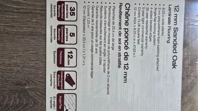 Laminate Flooring for sale! (actual laminate, not SPC) in Floors & Walls in Kenora - Image 4