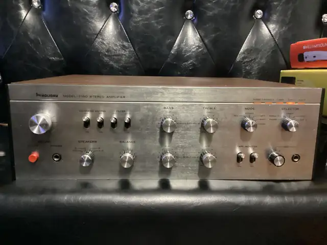 RARE VINTAGE HOLIDAY MODEL 7100 STEREO AMPLIFIER MADE IN JAPAN in Stereo Systems & Home Theatre in City of Toronto - Image 2