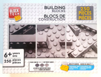 NEW LEGO Block Tech 250 Pieces 3 Shades Grey