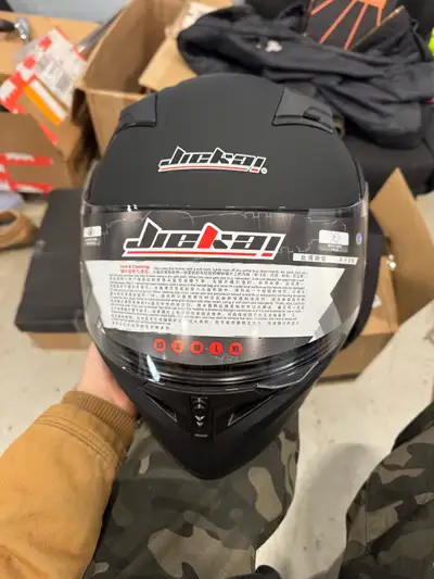 Brand new jiakai full face flip up helmet size L