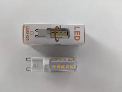 3 x G9 LED light bulb, View more