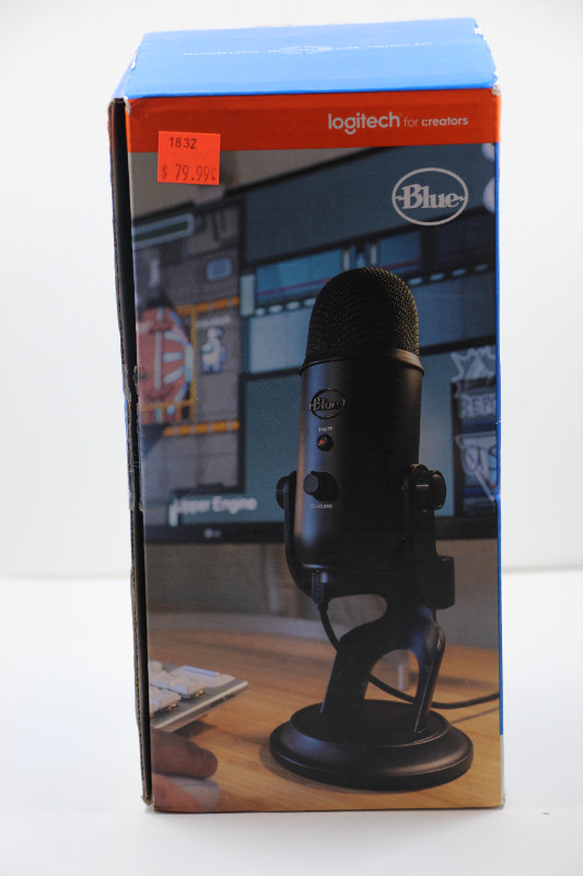 Logitech Blue Yeti Microphone - Black (#1832) in Speakers, Headsets & Mics in City of Halifax
