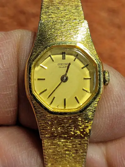 Ladies Seiko Gold Tone Quartz cocktail Watch, View more