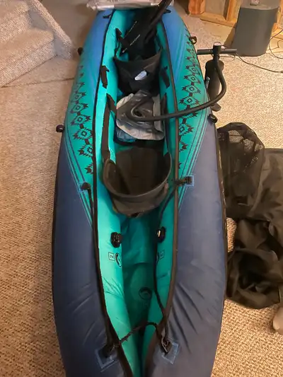 Tobin Wavebreak 10 foot Inflatable 2-person Kayak, New $185, View more