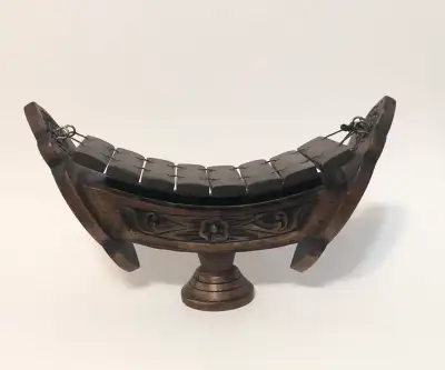 Hand-Carved Thai "Ranat Ek"- Traditional Musical Art, View more