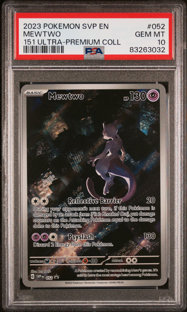 Mewtwo #53 promo psa 10 in Toys & Games in City of Toronto
