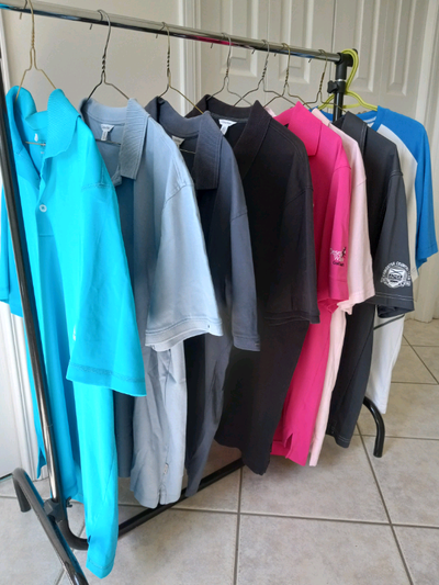 Men's Quality Golf Shirts (Large)- Like New, View more