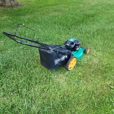 Gas lawnmower weed eater 5.5HP Briggs 21'' cutBag, View more