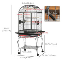 66" Bird Cage Parrot Cage for Conures