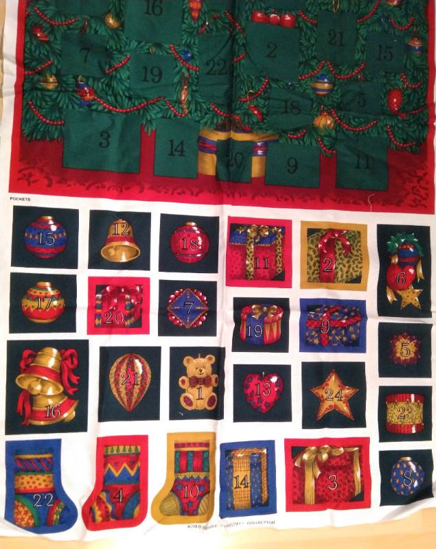 NEW, Fabric Panel Advent Calendar Christmas Tree in Hobbies & Crafts in Oakville / Halton Region - Image 2