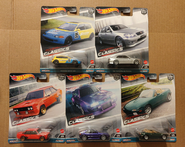New Hot Wheels Car Culture Modern Classics 1:64 diecast car set in Toys & Games in City of Toronto