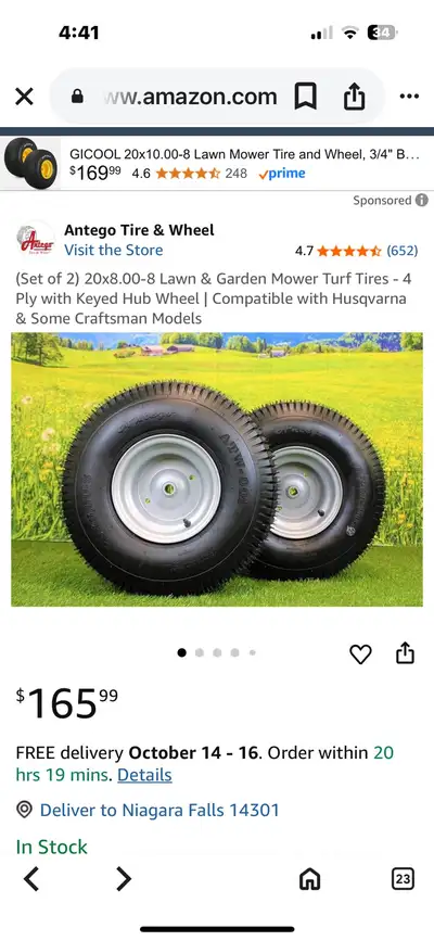 lawn & garden mower tires, View more