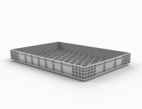 Automation trays for AS/RS. Plastic trays for conveyors. Trays.