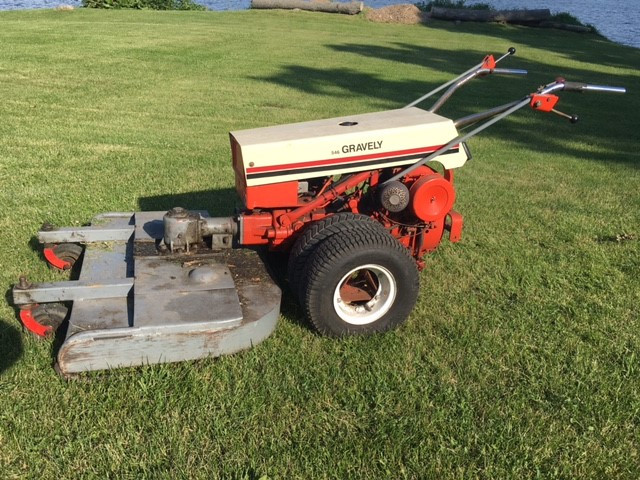 Gravely 10 hp Walk Behind Tractor with Mower, used for sale  