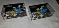 F1 MINICHAMPS 2002 model cars J.Trulli + J. Button--1:43 scale