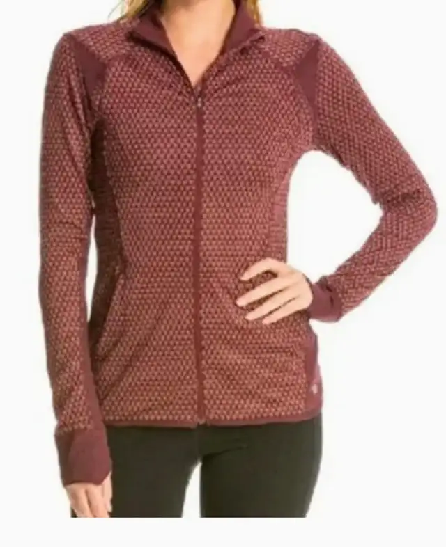 Asics Womens Fit-Sana Jacquard Full Zip Jacket in Women's - Tops & Outerwear in City of Toronto - Image 3