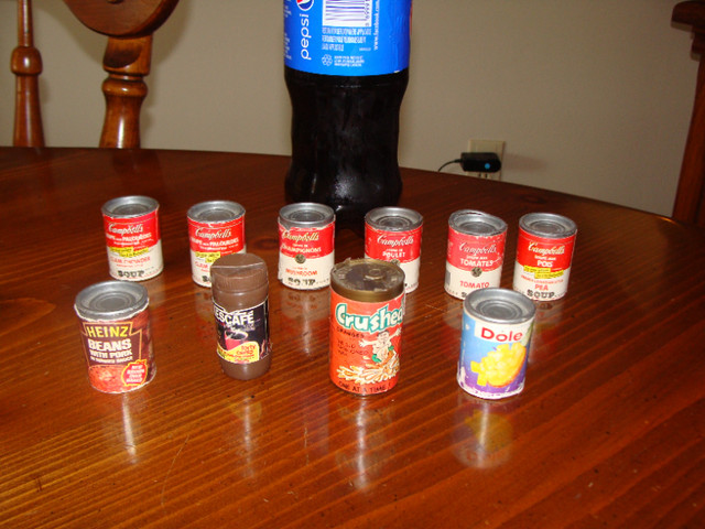 Vintage Miniature Campbell Soup Cans and others from the 1970s in Arts & Collectibles in Trenton - Image 2