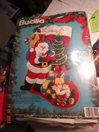 Bucilla  Craft Kit, 1994 ,make stocking, all included #83114,kit