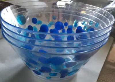 PLASTIC PARTY BOWLS, GLASSES, ceramic bowls, View more