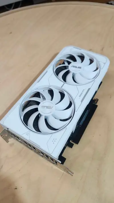 ASUS RTX 3060 TI DUAL OC White Gaming Graphic card, View more