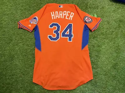 All Star Bryce Harper Washington Nationals Majestic Baseball, View more