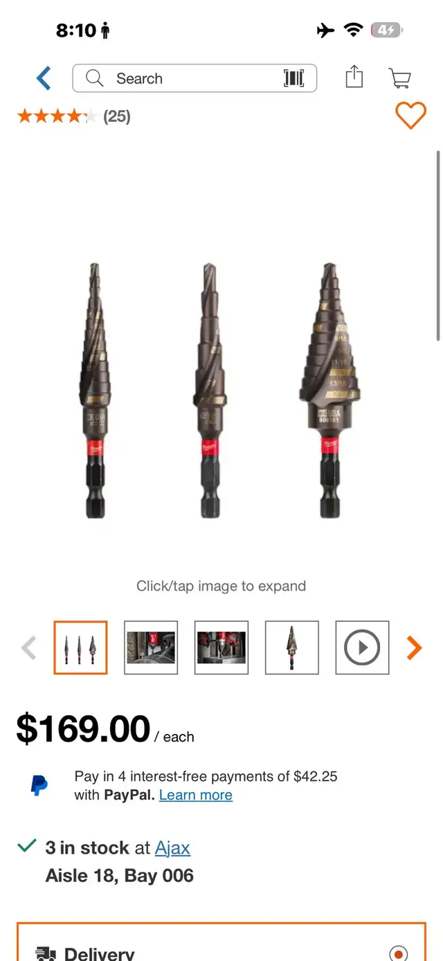 Milwaukee Step Drill Bit Set in Power Tools in Oshawa / Durham Region - Image 4