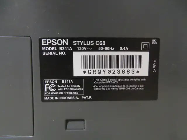 Epson Stylus C68 Inkjet Printer in Printers, Scanners & Fax in St. Catharines - Image 6