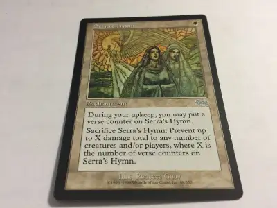 1998 Serra's Hymn #48 Magic The Gathering Urza's saga UNPLYD NM, View more