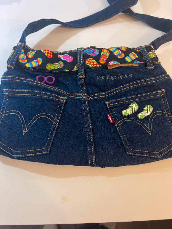 Handmade Denim Bag  Summer theme in Women's - Bags & Wallets in Barrie - Image 3