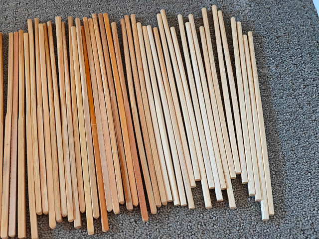 Wooden Chopsticks - 54 Pairs - 9.5" to 10" in Industrial Kitchen Supplies in Calgary - Image 4