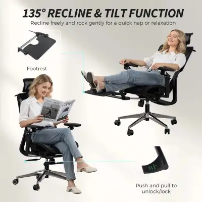 Ergonomic Office Chair, Mesh Computer Chair with High Back, Lumb, View more