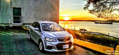 2018 Chevrolet Sonic LT 4 Door Sedan 128,xxx km, 10L/11L per 100km avg, Approx 60 to fill New batter...