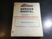 MerCruiser #11 Bravo Stern Drives Service Manual Bravo I II III