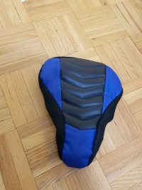 Genuine leather sporty bicycle seat cover $10